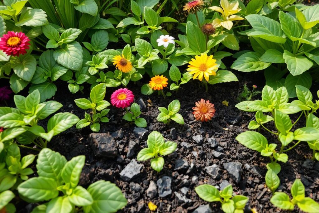 Carvão nas plantas